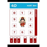 4D Huat keychain-Mazu