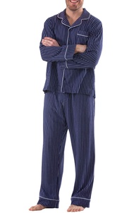 PajamaGram Pajamas For Men - Mens PJs Sets, Classic, 100% Cotton
