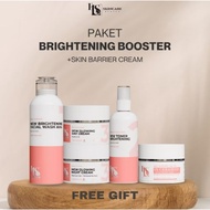 LS SKINCARE GLOWING PACKAGE NEW BOOSTER + SKINBARRIER ORIGINAL BPOM