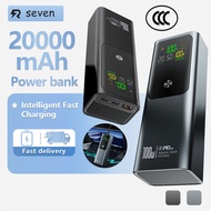 3C power bank 20000mah power bank 100W three-port fast charging Display Powerbank Support All Device