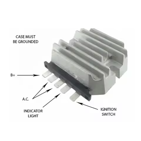 Replacement Part 12V Voltage Regulator 129150-77710 Fits Yanmar Tractor F37D F49D F215