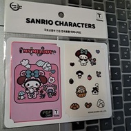 包郵 韓國八達通 0餘額 My Melody sanrio 三麗鷗 tmoney card T-money 韓國交通卡 t money + sticker 送貼紙