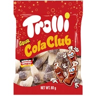 โทรลลี่ เยลลี่รสโคล่าเปรี้ยวซ่า Trolli Gummy Sour Cola Club 80g