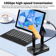 M.2 NVMe/ Dual-Bay Hard Drive Docking Station Offline Clone Hard Disk M.2 SSD Duplicator USB3.2 GEN2