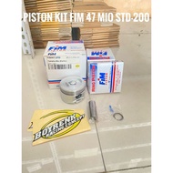 PISTON KIT SEHER SET FIM 47 MIO SPORTY MIO SMILE XB PIN 15 SIZE 53.5 54 54.5 55 55.5 - BOYRENK RACIN