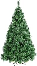 Artificial Christmas tree Classic Christmas Tree Realistic Natural Branch Christmas Artificial Christmas Tree 4Ft/5Ft/6Ft/7Ft/8Ft(Color:Green,Size:8ft/240cm) (Green 7ft/210cm) Fashionable