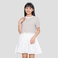 Aero Salur Stripe Midi Dress Anak Perempuan 121528302