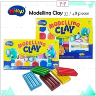 Nikki Modelling Clay with Accessory / Fun Clay Set / Craft Art Plasticine / Plasticine / Art Clay / 