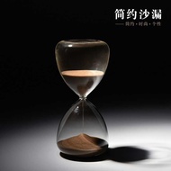 15 Minutes Glass Hourglass Timer Round Hourglass Creative Gift Home Hourglass Ornaments Modern Style