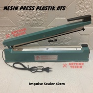 MESIN Plastic Press Machine 40cm | Impulse Sealer 400mm ATS (Iron Body) Plastic Press MPP400