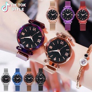 13 WARNA🔥 JAM TANGAN MAGNET WANITA JAM TANGAN WANITA JAM TANGAN PEREMPUAN JAM TANGAN LOVE WATCH MAGN