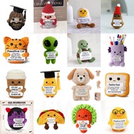 Emotional Support Plush Toys Teacher Day Gift hand knitted flower crochet kit cute gifts for friends