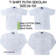 Tshirt Putih Kosong Baju Sukan Pra Sekolah Baju Sukan Putih Nila Baju Tadika Pra sekolah Tshirt Puti