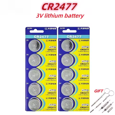 2-50PCS CR2477 3V Button Lithium Battery for Car Remote Control Motherboard Watch DL2477 ECR2477 KCR