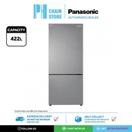 (DELIVERY FOR KL &amp; SGR ONLY) PANASONIC NR-BX421BPSM 422L 2-DOOR BOTTOM FREEZER INVERTER FRIDGE / REFRIGERATOR