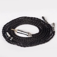 KBEAR in Ear Monitor Cable, 24 Core 5N Silver Plated OFC Upgrade Earphone Cable for Shure SE846 SE53