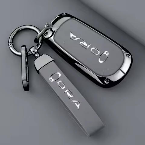 Zinc Alloy Leather Car Key Cover, For Great Wall Ora good cat M6 ORA white cat IQ GT lightning cat b