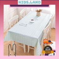 130x80cm Table Cloth Waterproof Plastic Table Cover Oil-proof Kitchen Dinning Room Plaid Dustproof T