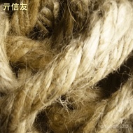 ‍🚢Hand-Woven Jute Rope Hemp Rope Packaging Rope for Agricultural Binding Machine Clothes Drying Tug of War Hemp Rope Who