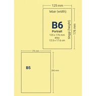Binder Hole 6 sizes B6 and B5