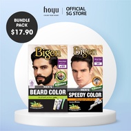 BUNDLE DEAL Bigen Men's Beard Color B101 & Bigen Men's Speedy Color 101 Natural Black
