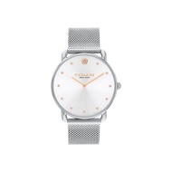 Coach Elliot Women's Watch Stainless Steel Strap  -  Silver White Dial 14504207