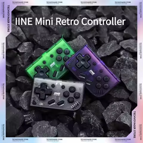 IINE Mini Retro Generation Ananke Controller Bluetooth Small Handle Game Machine Switch2 Android IOS