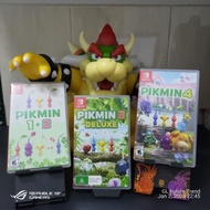 USED Nintendo Switch Game Bundle Pikmin Series Pikmin 1+2 &amp; 3 &amp; 4