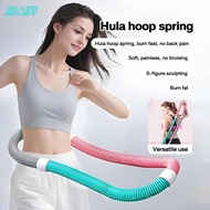 Spring Hula Hoop Soft Fitness Massage Foldable Hula Hoop Portable Belly Exercise Tool Weighted Loss 