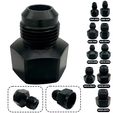 AN3 AN4 AN6 AN8 AN10 AN12 AN16 AN20 Female To Male Adapter Reducer Expander Fitting Oil Cooler Conne