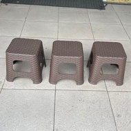 Medium Size Wapolin Rattan Chair Rattan Bench/ Small Chair/ Plastic Chair/ Plastic Rattan Chair/