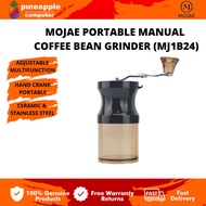 MOJAE Protable Manual Coffee Bean Grinder Mill with Fixing Clip Mini Hand Crank Travel (MJ1B24)