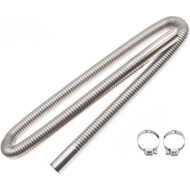 Diesel heater exhaust pipe 2.5cm Universal Fit for Truck Car Pickup Diesel Heater with clamp 2PCS