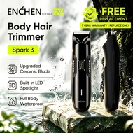 Enchen Spark 3 Pemangkas Elektrik Rambut Badan Body Hair Trimmer Epilator For Men Women 100% Waterpr