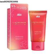 ALIA Niacinamide Brightening Sunscreen Gel SPF 30 PA++++ 50ml Hydrating Moisturizing UV Protection L