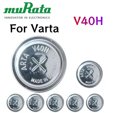 1-100pcs Imported German forVARTA V40H 1.2V 40mAh Ni-MH Rechargeable Button Battery, Replacement for