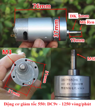 [HCM]Động cơ giảm tốc cỡ trung Motor 550 775