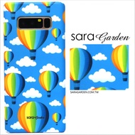 【Sara Garden】客製化 手機殼 Samsung 三星 A8Plus A8+ 2018 手工 保護殼 硬殼 雲朵熱氣球