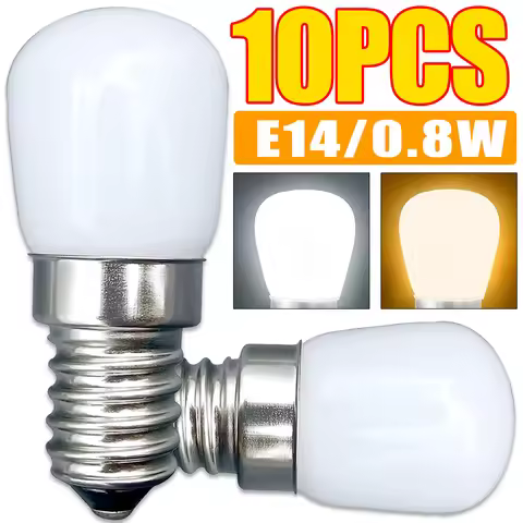 220V E14 LED Bulb 0.8W Mini Lamp Replace Home Kitchen Refrigerator Display Cabinet Lights Sewing Mac