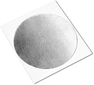 3M 425 CIRCLE-1.125"-500 Shiny Silver Aluminum/Acrylic Adhesive Tape Aluminum Foil Tape - 65-300 deg