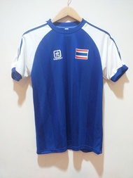 เสื้อบอลย้อนยุค ทีมชาติไทย สีน้ำเงิน ไซส์S อก40