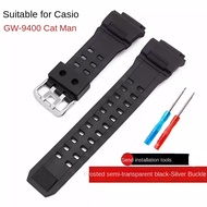 Suitable for Casio watch Cat man optical rubber watch band GW-9400J-1B silicone strap resin men's accessories bracelet