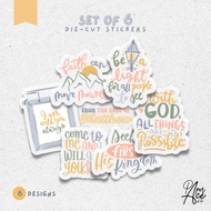 6 pcs. Stickers | From the Book of Matthew | Bible stickers, bible journaling, stickers| PaperAce