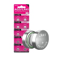 Cotchear 10pcs 1.55V AG3 LR41 Button Batteries 192 392 CX41 LR41 LR736 SR41 SR41SW V3GA Alkaline But