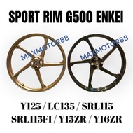 Enkei G500 Sport Rim - Y15ZR / Y16ZR / LC135 / Y125Z / SRL115FI / SRL15