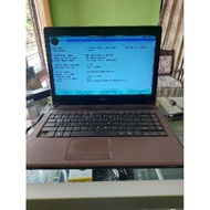 MESIN MOTHERBOARD / MACHINE / MAINBOARD ACER 4738 INTEL PENTIUM P6100 HAS MINUS