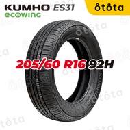 Lốp ô tô Kumho 205/60 R16 92H Ecowing ES31– Chính Hãng BH 5 năm (205/60R16 205 60 R16)