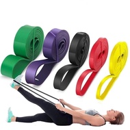 Natural Rubber Resistance Band, Multi-Level, Full Body Workout, Gym Powerband 5–125LBS