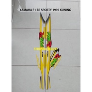 Yamaha F1 Motorcycle Sticker Striping ZR 1997 Yellow