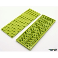LEGO plate 16 x 6 - Lime Green (NEW) 3027